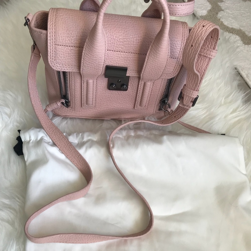 3.1 Phillip Lim Pashli Mini Leather Satchel Petal